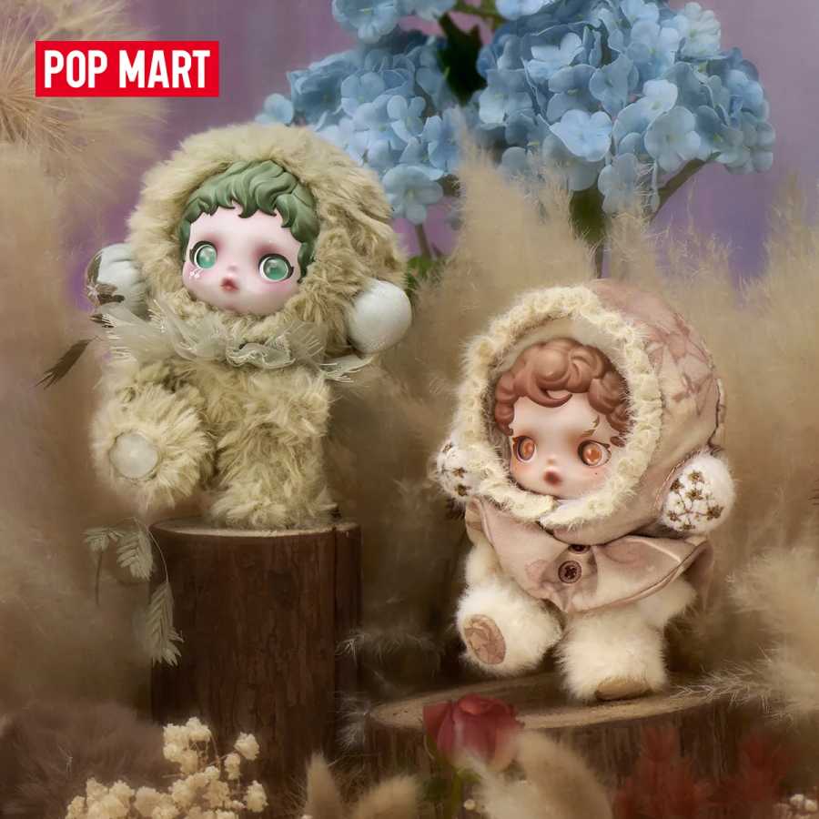 POP MART SKULLPANDA Серия &laquo;Импрессионизм&raquo;: Плюшевая кукла в закрытой упаковке (1/9 шт.), коллекционные плюшевые игрушки Popmart, милые игрушки Модная слепая коробка