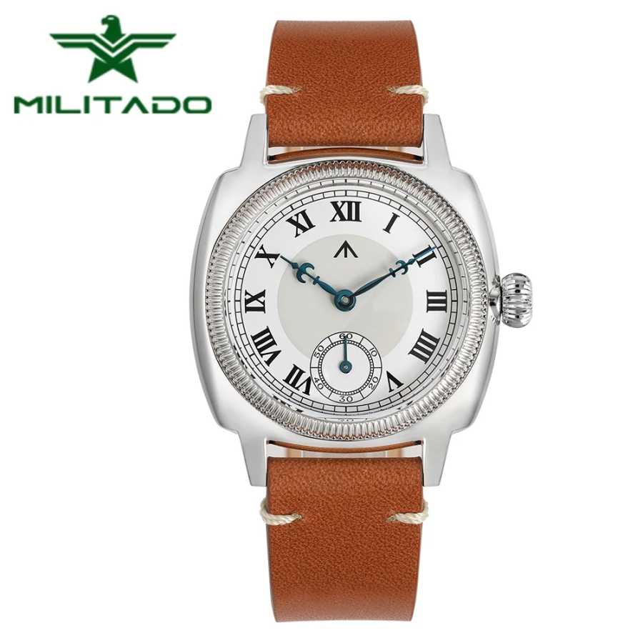 Militado 1926 Oyster Tribute Кварцевые часы VD78 Механизм с куполообразным сапфиром Светящиеся водонепроницаемые часы 100 м Ретро наручные часы ML03 Мужские часы