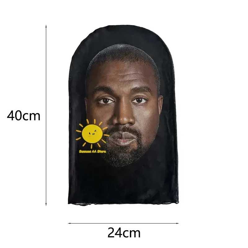 Фотография №4 товара Новая маска Kanye с 3D принтом Drake, эластичная сетчатая маска