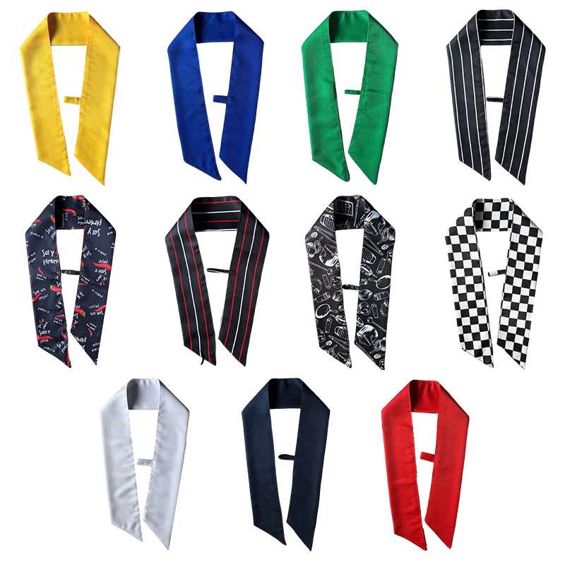 Фотография №4 товара 2-х шт. потный шарф шеф-повара, галстук-петля для мужчин и женщин,