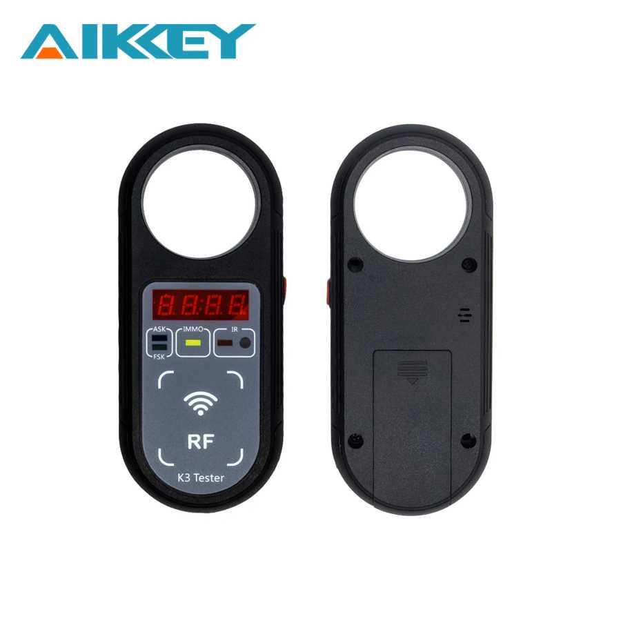 AIKKEY K3 тестер частоты дистанционного ключа с дисплеем портативный сигнал 100-999 МГц ASK FSK катушка зажигания дверная ручка обнаружение сигнала Инструмент для ремонта автомобилей