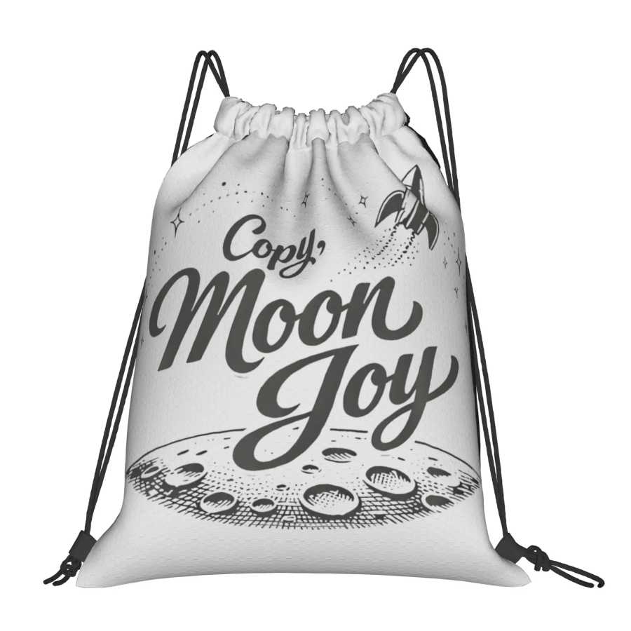 Фотография №1 товара Сумка-мешок Copy Moon Joy на шнурке YSK: модный портативный рюкзак