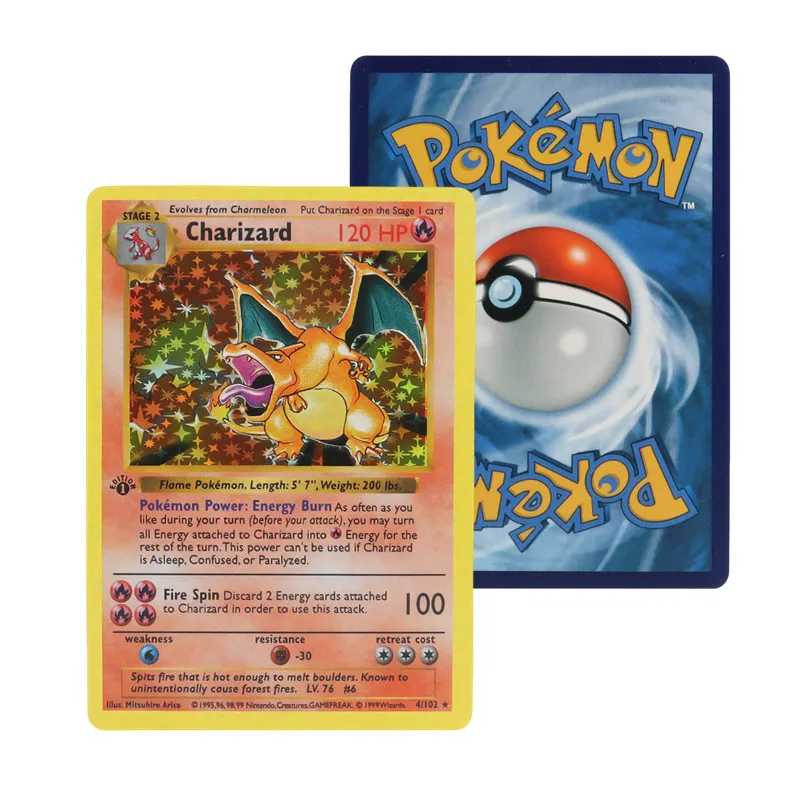 Фотография №4 товара 151 шт., 1996 г., карта Pokémon первого поколения, Чаризард Пикачу