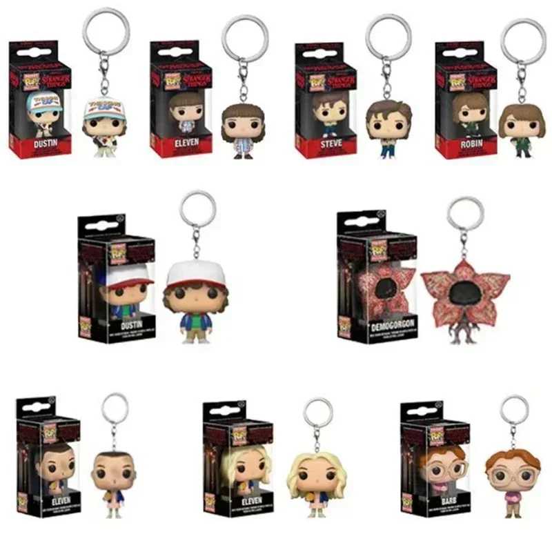 Фотография №1 товара 13-й стиль FUNKO карманный брелок «Одиннадцать Дастин Барб» Стив Демогоргон