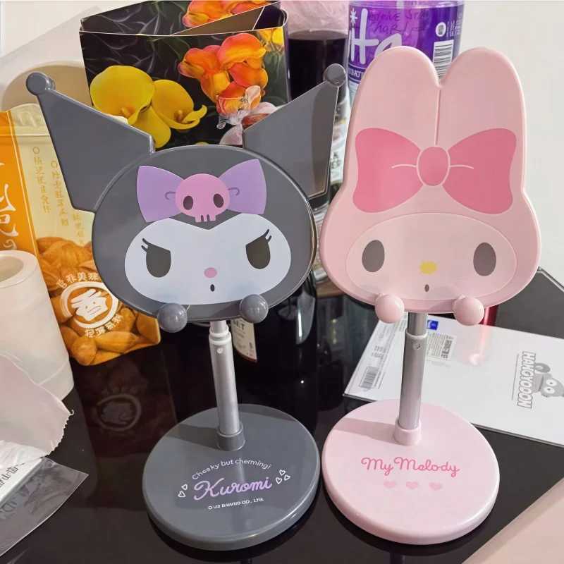 Фотография №1 товара Sanrio My Melody Kuromi Cinnamoroll подставка для телефона регулируемая ленивая