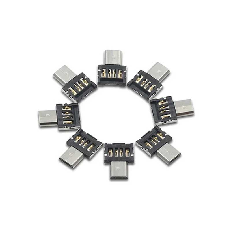 Адаптер OTG Micro USB Type C, внешний разъем для USB 2,0, Женский Разъем для передачи данных для Macbook, Samsung, Xiaomi, Huawei, телефонов на базе Android Аксессуары для мобильных телефонов