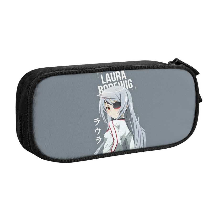Пенал для ручек и карандашей (1 шт.) для студентов, подарочный, Infinite Stratos, канцелярские принадлежности, сумка-органайзер для ручек Школьные рюкзаки