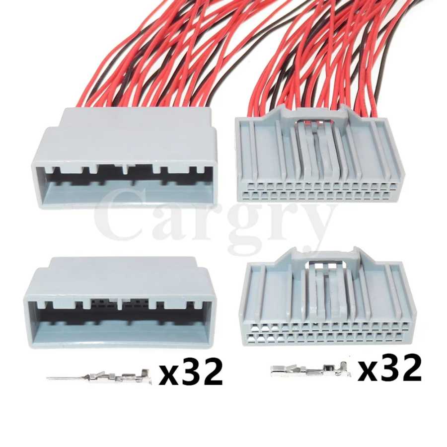 1 комплект, 32P MX34032PF1 MX34032SF1 переменного тока в сборе, автомобильная навигация, центральный прибор управления, жгут проводов, розетки для Honda Электротехническое оборудование