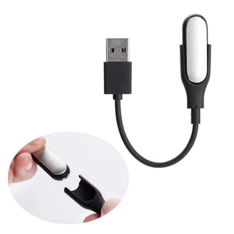 Новый сменный USB-кабель для зарядки, шнур для Mi Band 2, умные часы, многопортовые USB-зарядные устройства Аксессуары и запчасти