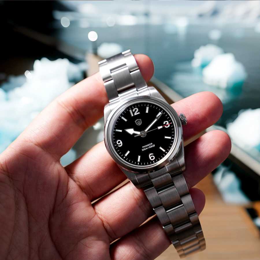 Фотография №1 товара Watchdives WD1960S V2 36 мм VH31 Мужские часы Sweep Second