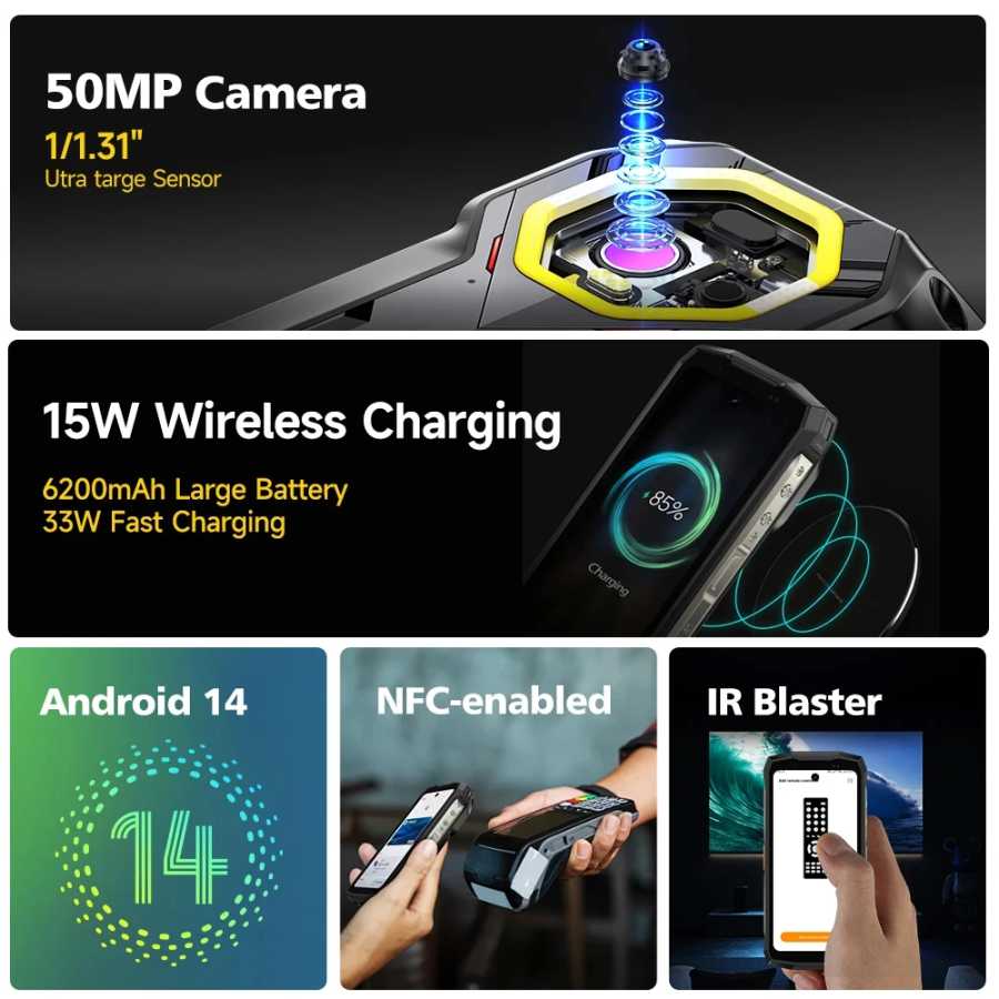Фотография №5 товара Ulefone Armor Mini 20T Pro 5G Прочный телефон с термооблегчением
