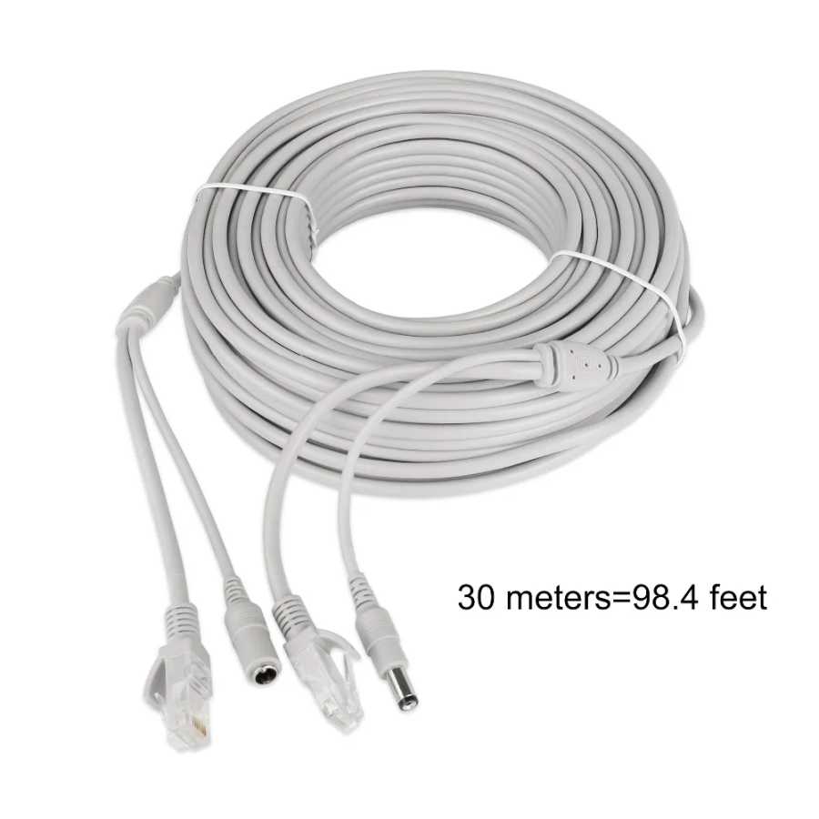 Фотография №4 товара Сетевой шнур RJ45 и DC 12 В для сетевых IP-камер