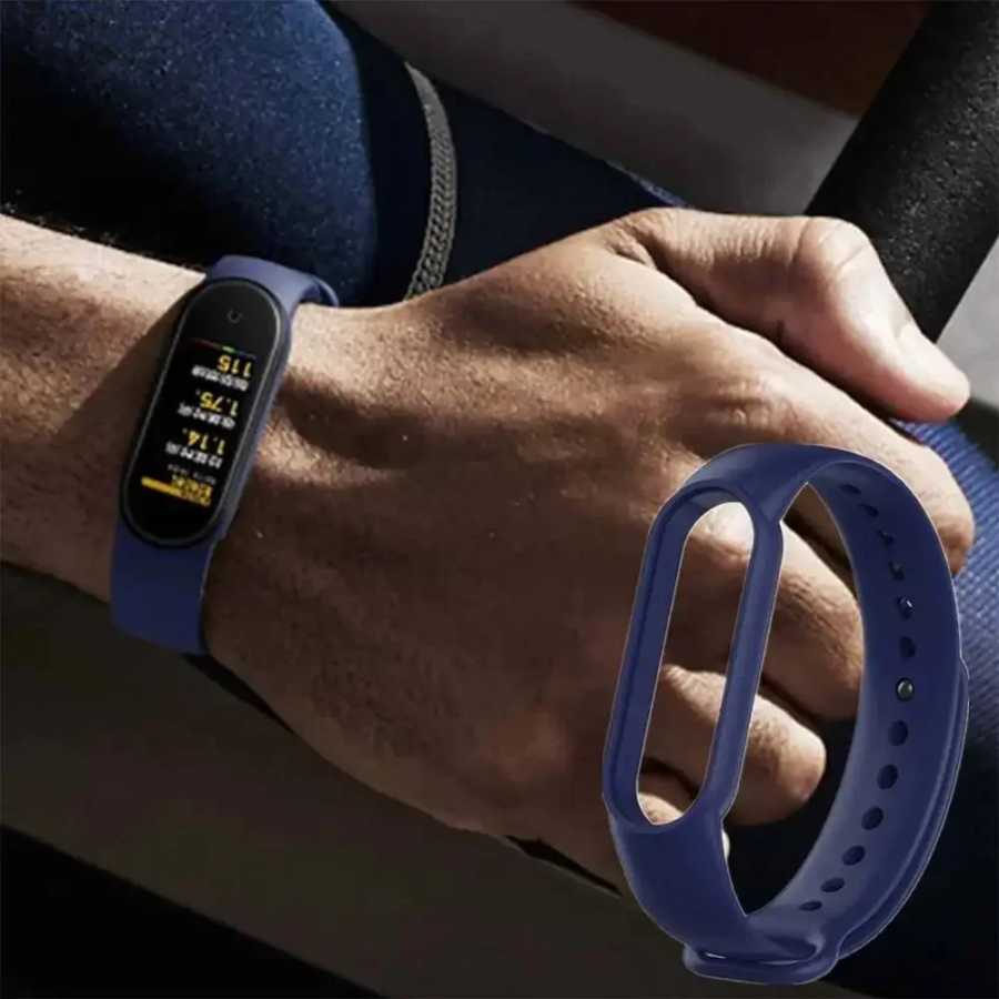 Фотография №5 товара Силиконовый ремешок для часов Xiaomi Mi Band 7 6 5