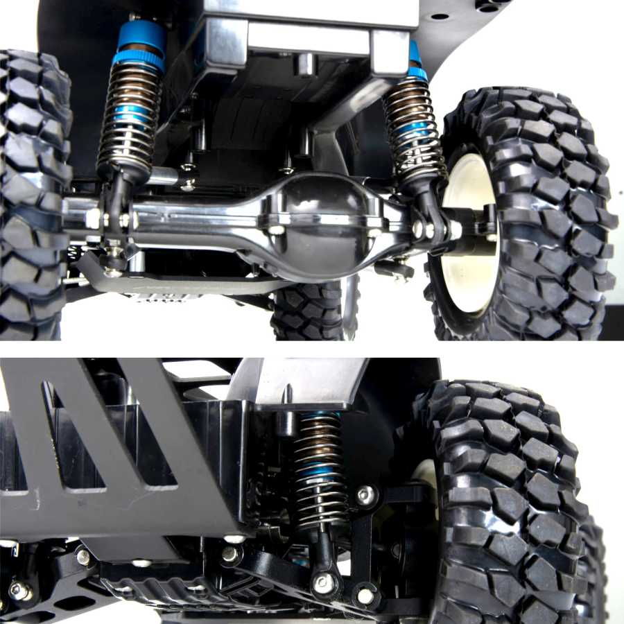 Фотография №3 товара Комплект маслонаполненных амортизаторов 1/10 RC для Tamiya CC01, Axial SCX10,