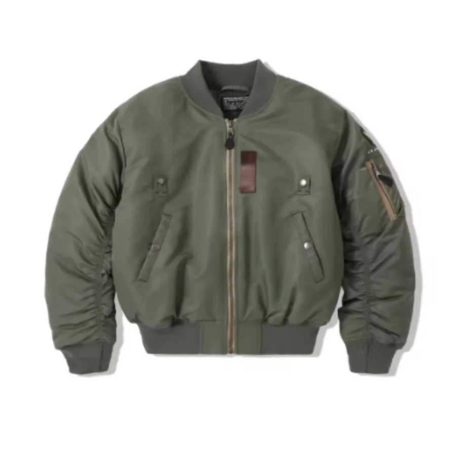 WII USAF William Gibson 2026 MA-1 Sage Green Зимнее пальто Пилот с нейлоновой подкладкой VTG L2B Винтажная японская летная куртка-бомбер для мужчин Парки