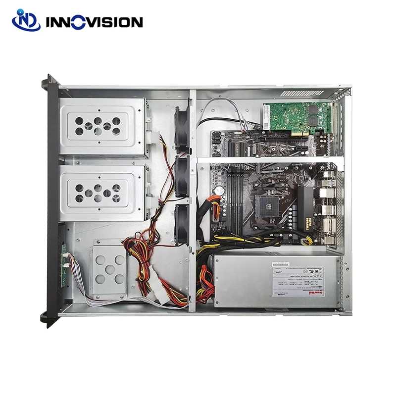 Фотография №4 товара Новинка 2U 4Bay Hotswap стойка для серверов с гибким горизонтальным