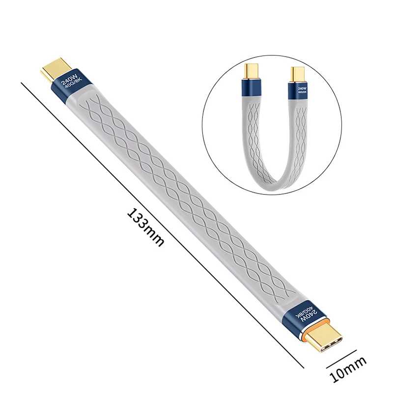 Фотография №5 товара Кабель USB4 для передачи данных 40 Гбит/с, USB-C Thunderbolt 4
