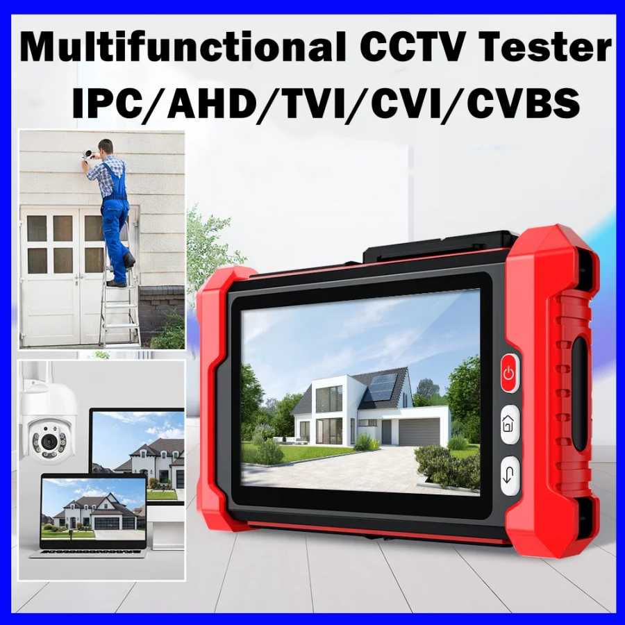 Фотография №1 товара Тестер Tahlitech IPC с 8-дюймовым сенсорным экраном для систем видеонаблюдения,