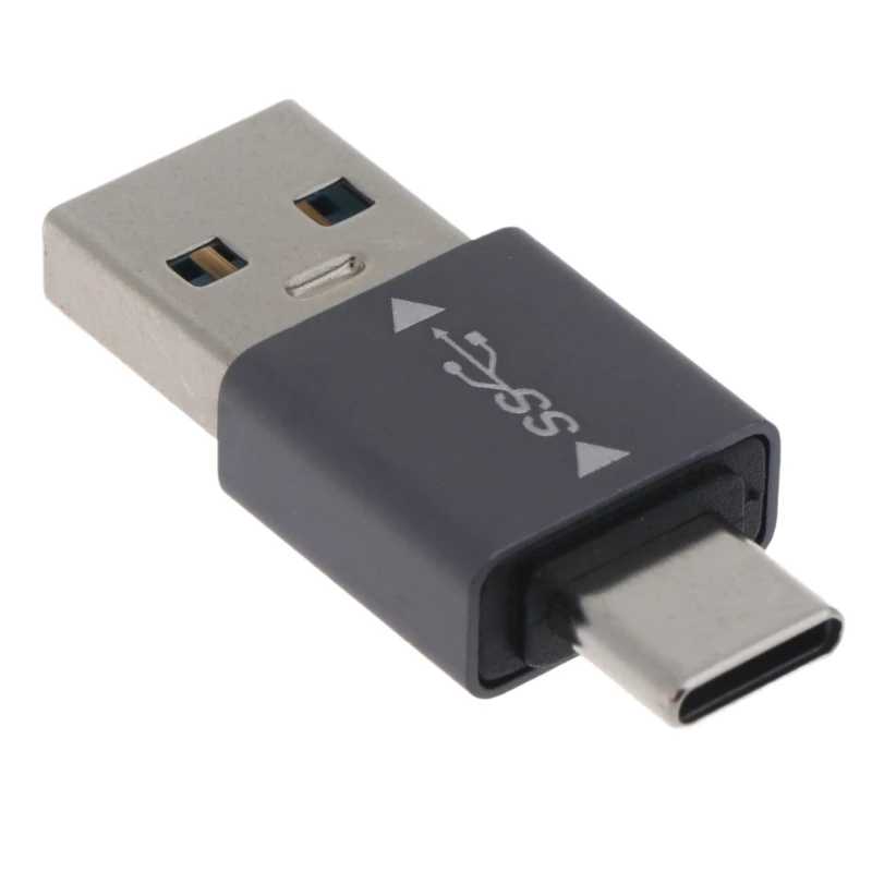 USB 3.0 &laquo;папа&raquo; на разъем типа C &laquo;папа&raquo; Адаптер-передача данных Type-c Адаптер преобразования 10 Гбит/с для офиса Аксессуары и запчасти