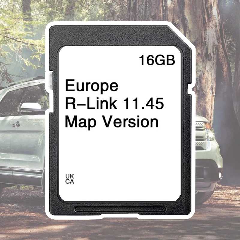 Обновленная карта GPS-навигации Carminat R-Link 11.45 для Renault Megane Laguna Kangoo, SD-карта, автомобильный GPS-навигатор 16 ГБ, Европа, Великобритания, 2025 
