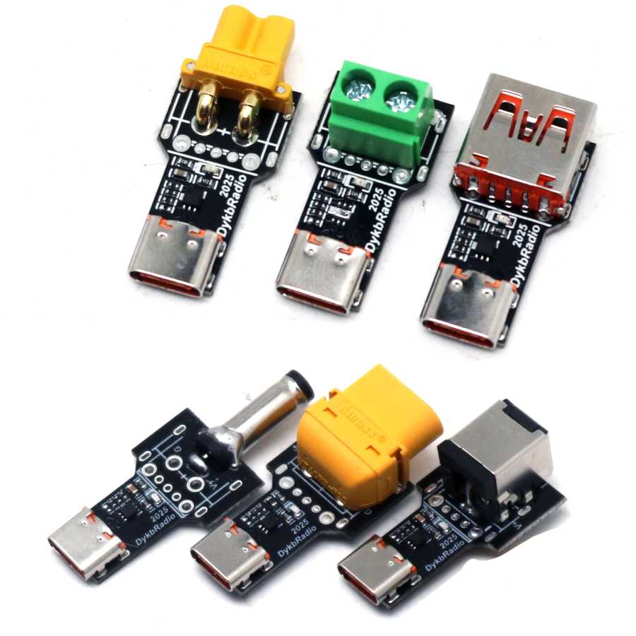 PD3.1 140 Вт USB TYPE-C PD Адаптер триггеров напряжения-приманки PD3.0 5 В 9 В 12 В 15 В 20 В 28 В 48 В постоянного тока Быстрое зарядное устройство Доставка питания XT30 XT60 Инструменты для измерения и анализа