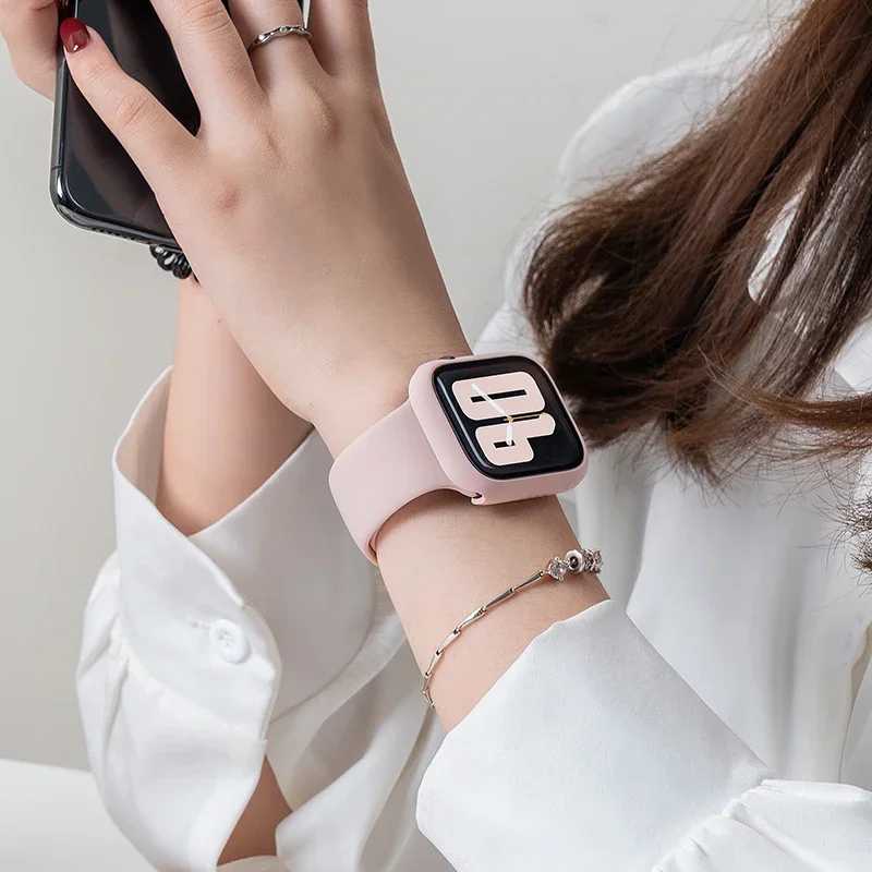 Фотография №3 товара Силиконовый ремешок для Apple Watch ремешки 44 мм 45 мм