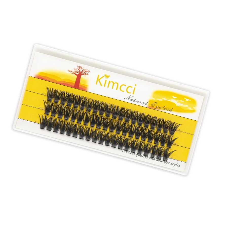 Фотография №5 товара Kimcci 60D 3D тупые кончики AE ресницы пушистые и натуральные