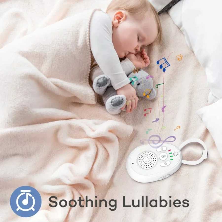 Фотография №2 товара Беспроводная радионяня ABM01 Lullaby: компактный портативный аудиомонитор с перезаряжаемой батареей,