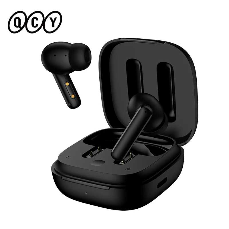 QCY T13 ANC Беспроводные наушники TWS Bluetooth 5.3 Наушники с активным шумоподавлением Наушники-вкладыши 4 микрофона ENC HiFi Наушники Портативное аудио и видео