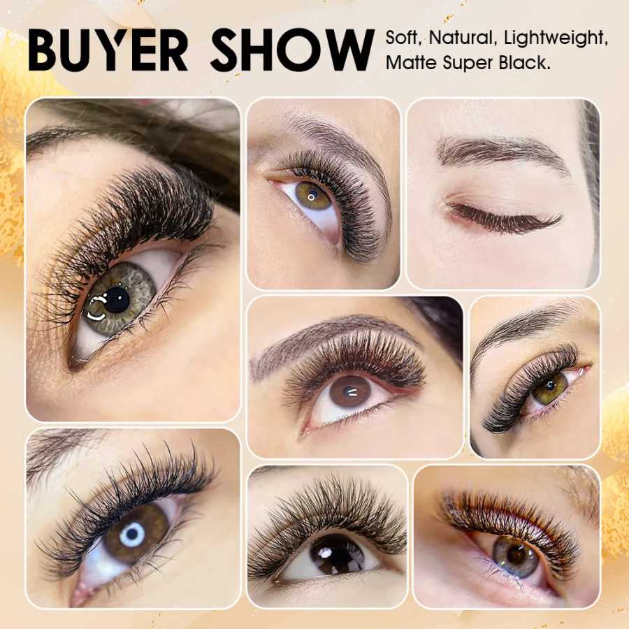 Фотография №5 товара MASSCAKU 3D 6D 8D W Shape Lashes Глобальная оптовая продажа