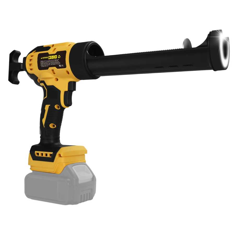 Беспроводной пистолет для герметизации Dewalt, аккумулятор 20 В, электрический пистолет для герметика, 6-скоростной силиконовый пистолет, инструмент для наполнения и герметизации Электрические инструменты