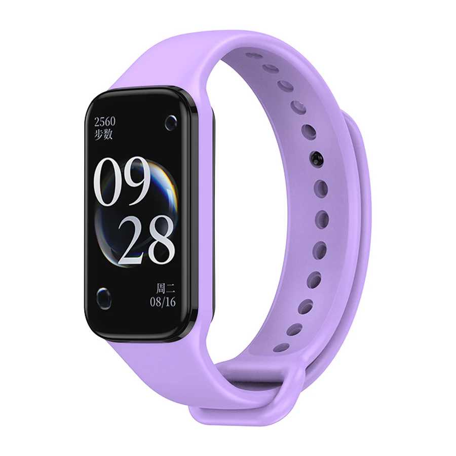 Фотография №4 товара Мягкий силиконовый ремешок для браслета для Xiaomi Smart Band 8,