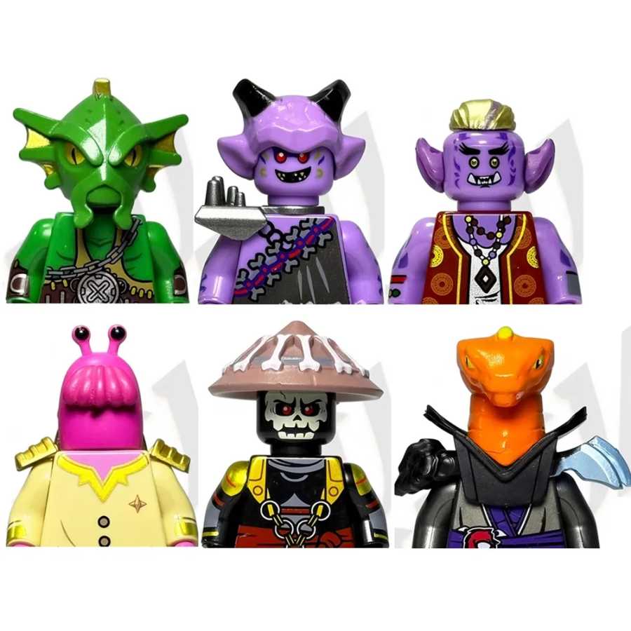 Elemental Powers Ninja Master Set Строительные блоки Мини-фигурки Кирпичи Игрушки Конструкторы