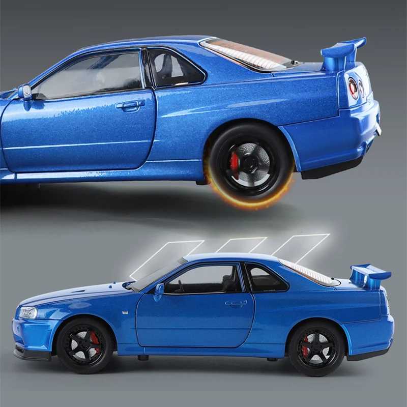 Фотография №5 товара 1:24 Silvia Skyline Ares GTR GT-R R34, модель спортивного автомобиля