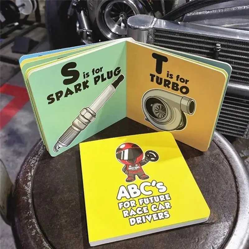 Фотография №3 товара A11E-ABC's For Future Race Car Drivers Алфавитная книга (детская книга,