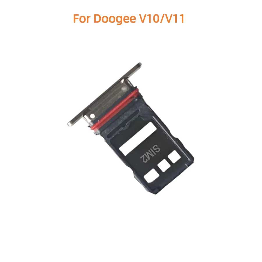 Для смартфона Doogee V10 V11, новый оригинальный слот для SIM-карты, держатель TF лотка, замена адаптера SIM-карты и аксессуары