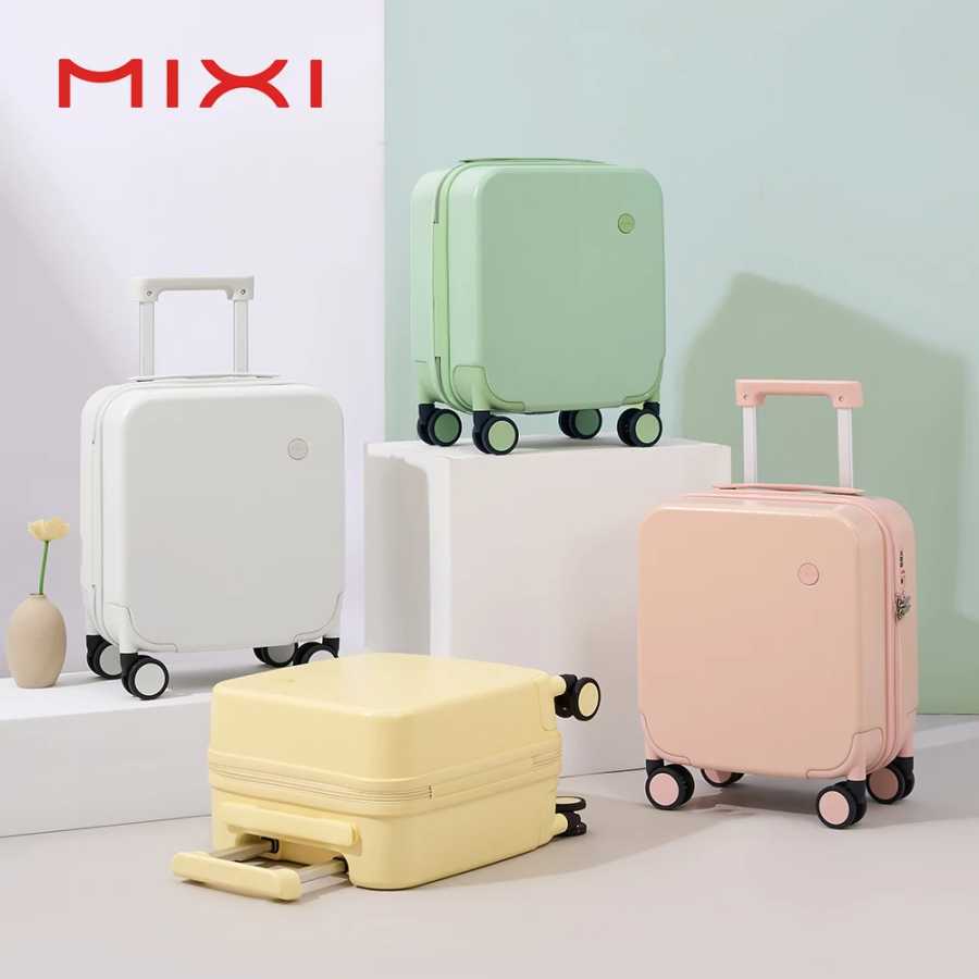 MIXI 14-дюймовый нижний чемодан для ручной клади, легкий мини-чемодан для ПК, маленькая детская сумка, замок TSA, дорожный чемодан, вращающиеся колеса Багажные сумки