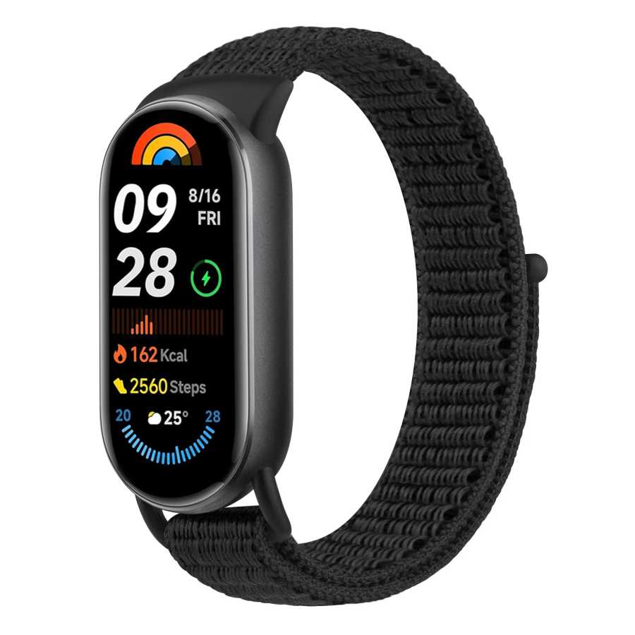 Нейлоновый ремешок-петля для Xiaomi Smart Band 9 8 NFC, спортивный сменный браслет для смарт-часов Xiaomi Mi Band 8 9, ремешок-корреа Аксессуары для часов