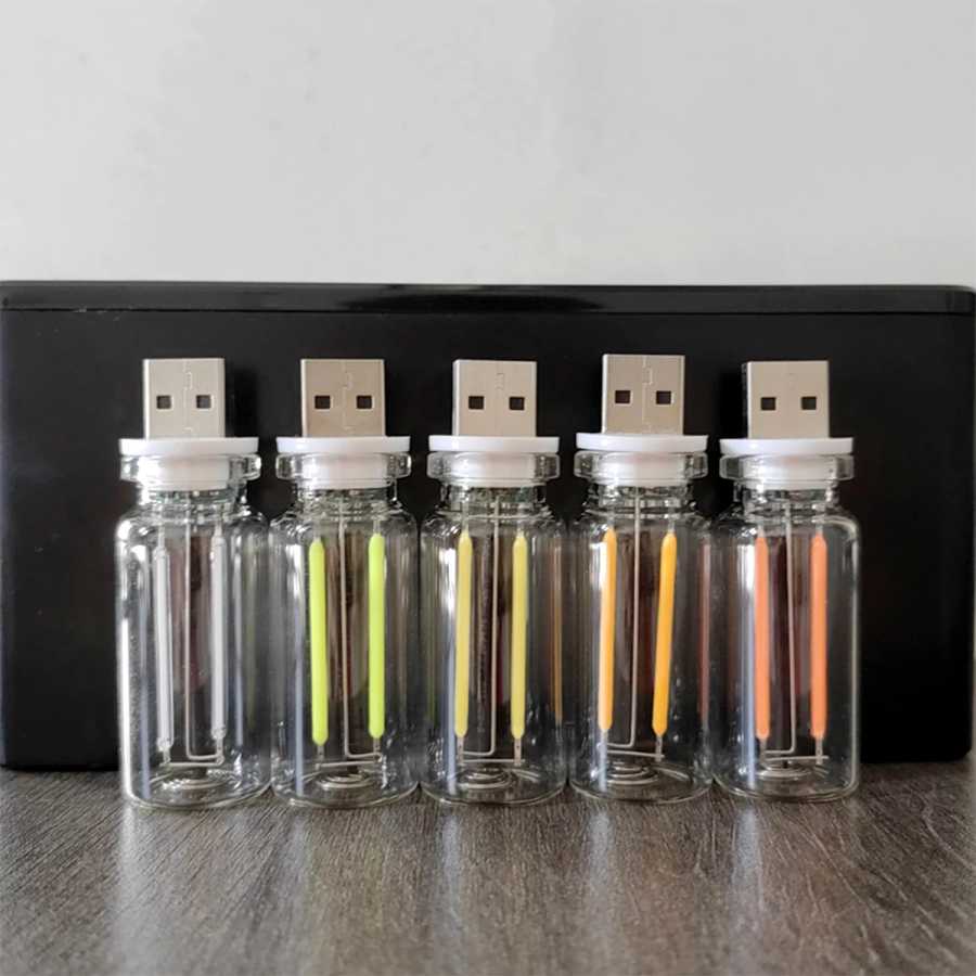 Фотография №2 товара Ретро Usb светодиодный нить ночник затемняющая атмосферная лампа сенсорная мини-лампа