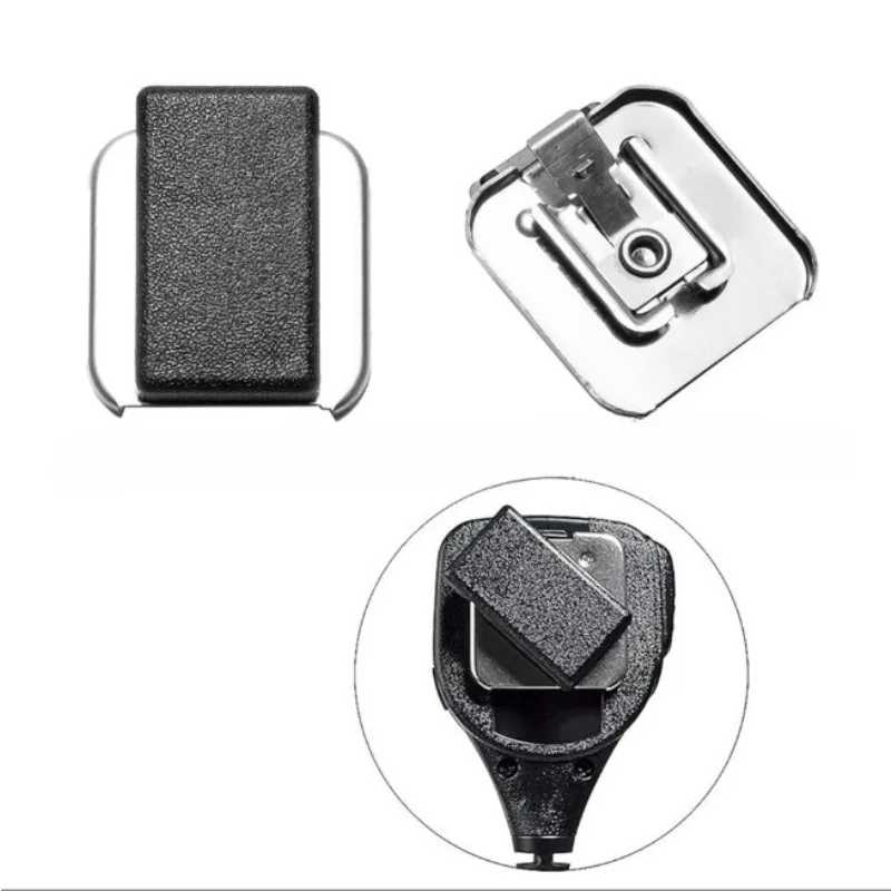 Зажим для ремня для Motorola, сменный микрофонный зажим PMMN4013A 4021 4022 4013 4051 4025, аксессуар для портативной рации/динамика Walkie Talkie Аксессуары & Запчасти