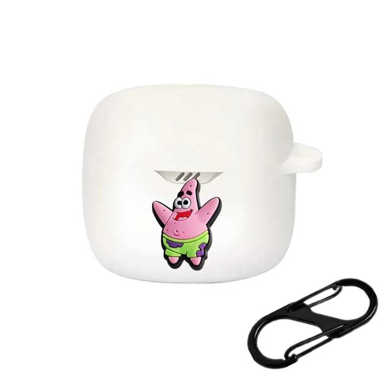 Фотография №3 товара Чехол для наушников Potdemiel SpongeBob для JBL Tune Flex/Flex 2,