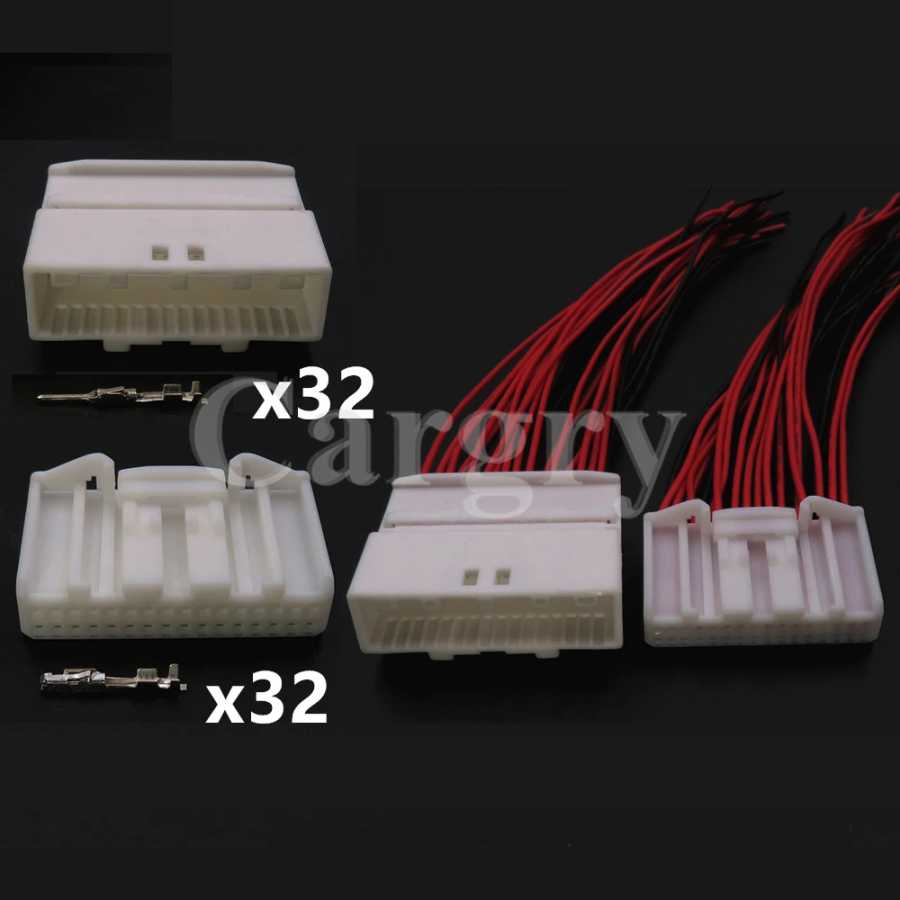 1 комплект 32P 1318747-1 1473799-1 1612268-1 штекер для хоста навигатора автомобиля для магнитного провода Электротехническое оборудование