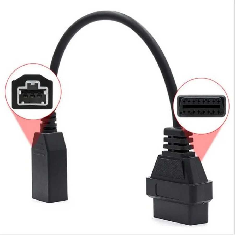 Фотография №2 товара Горячая Распродажа, 3Pin OBD 2 кабель для Honda 3pin OBD1