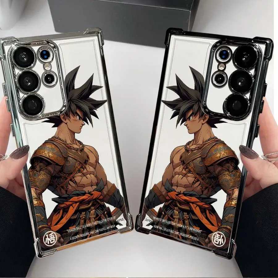 Чехол для телефона Samsung Galaxy S23 s24ultra S25 S22 Ultra S20 FE S24 s24fe S25 Plus S21FE Clear Cover DragonS BallS GokuS Чехлы и чехлы для мобильных телефонов
