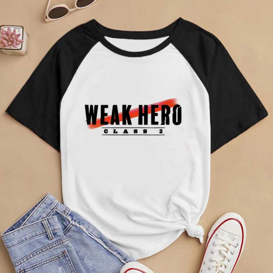 Weak Hero Class 1 t shirt female Classic Grunge 80s Colorful Punk t shirt Classic Vintage korean clothes Retro Grunge hip hop Футболки и топы