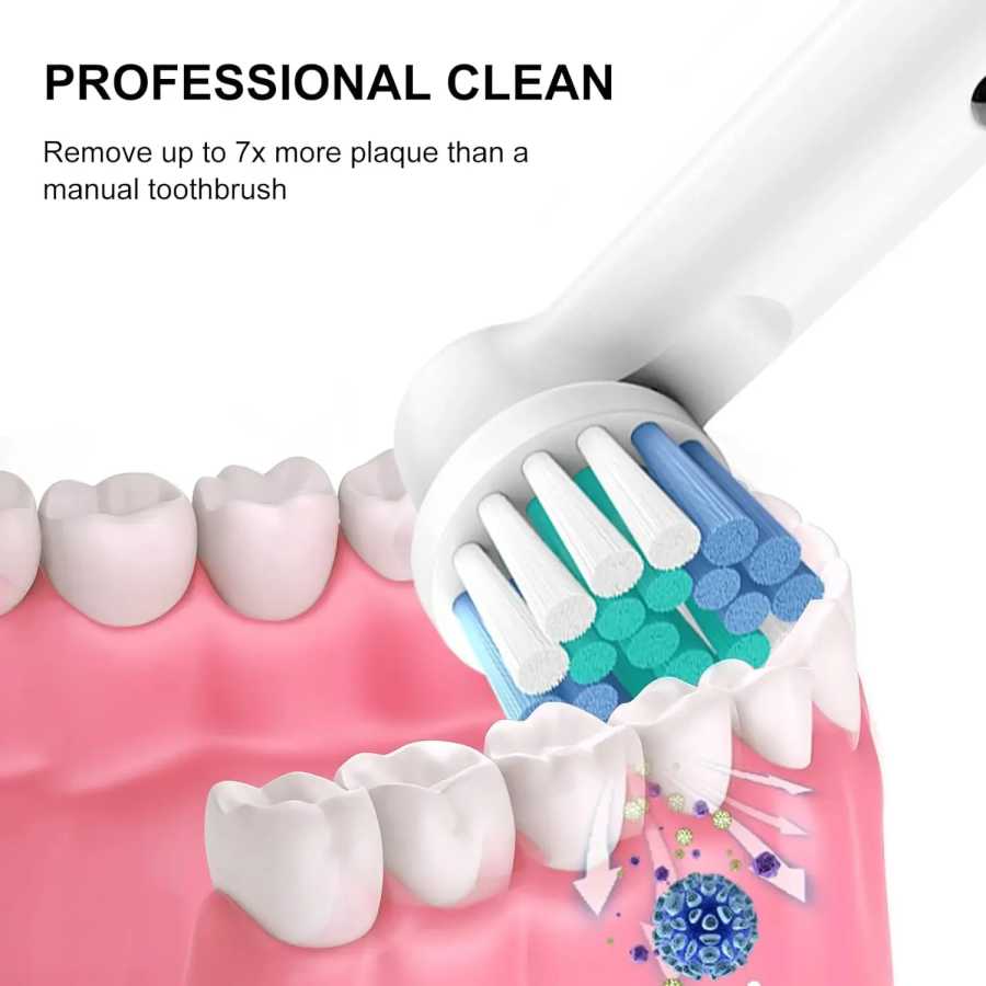 Фотография №2 товара Сменные насадки для зубных щеток для Oral-B Braun, электрические прецизионные