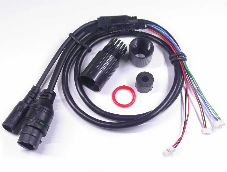 Кабель локальной сети для модуля платы IP-камеры видеонаблюдения (RJ45/DC) стандартного типа без проводов 4/5/7/8, 1 светодиод станции Доступ к автоматизации здания