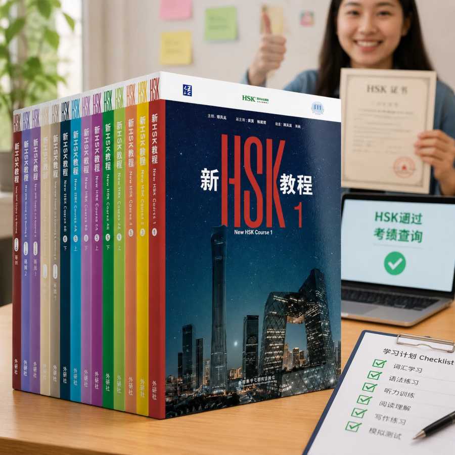 Новый курс HSK 3.0 (издание 2026 года) &ndash; учебник для самостоятельного изучения китайского языка Книги