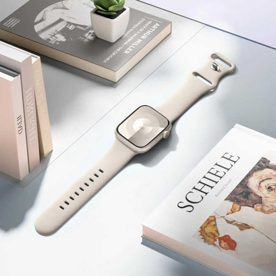 Фотография №2 товара Силиконовый ремешок для Apple Watch, ремешок 40 мм, 44 мм,