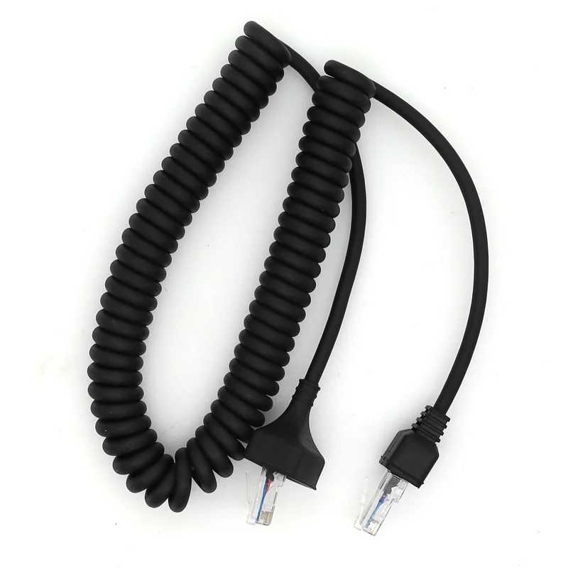 RJ-45 8-контактный на 8-контактный микрофонный кабель, сменный микрофонный кабель для Kenwood KMC-30 KMC-32 KMC-35 KMC-36 KMC65 KMC66 TK-7100 Walkie Talkie Аксессуары & Запчасти